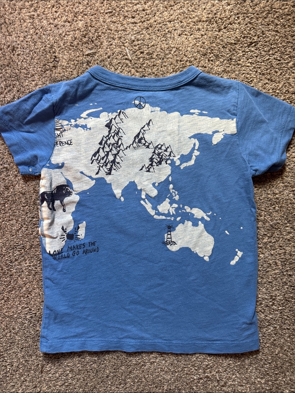 Crewcuts Blue 'Explore' Map Graphic Tee - Picture 3 of 3